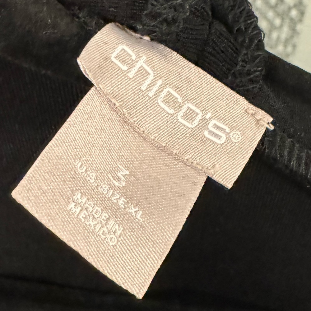 Chicos, travelers black jacket with detail – XL 3 - Picture 4 of 4